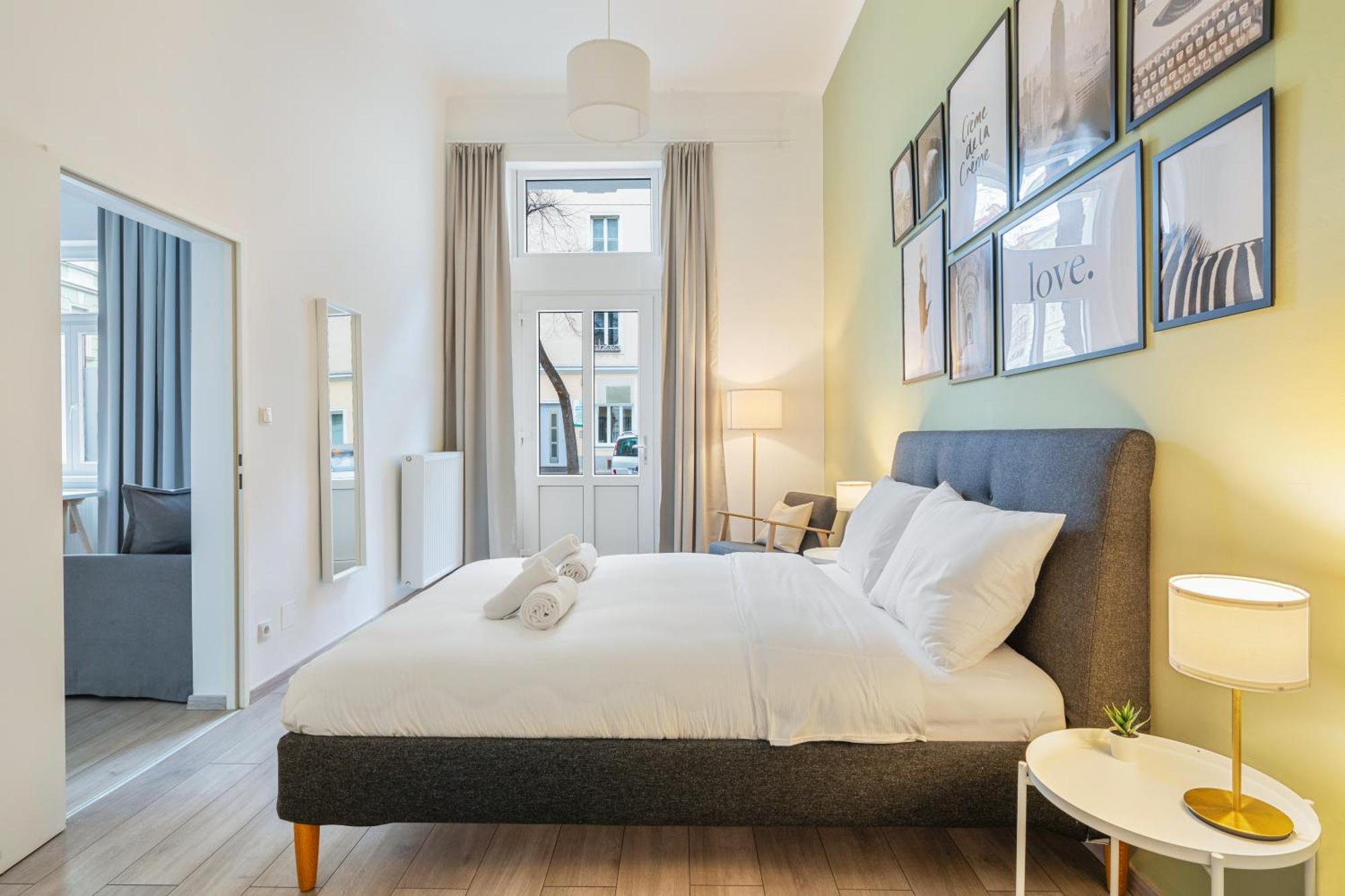 2 Bed Rooms I 82 M2 I Comfy I 160 Mbit Wifi Bécs Kültér fotó